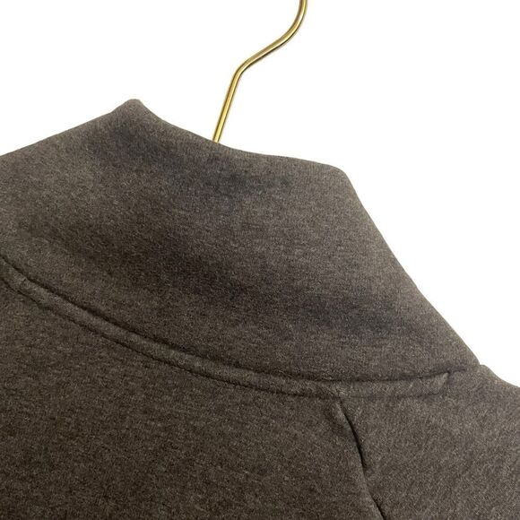 Athleta Cozy Karma Asym Pullover Dark Grey Size Small - Picture 6 of 8